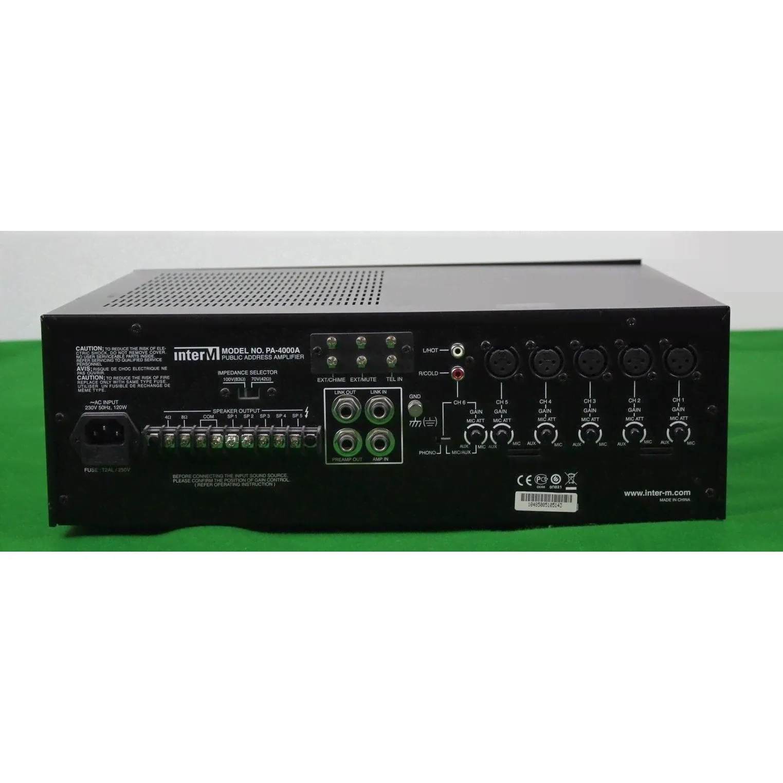 Inter-M PA-4000A усилитель-1